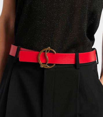 CL Logo reversible leather belt | Christian Louboutin