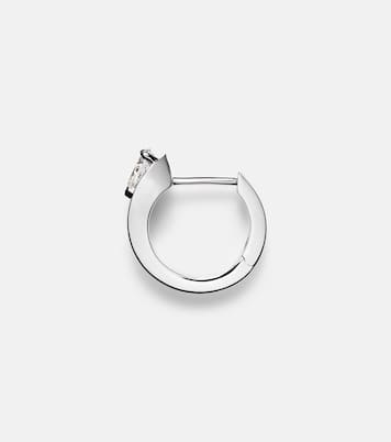 Serti Inversé XS 18kt white gold single earring with diamond | Repossi