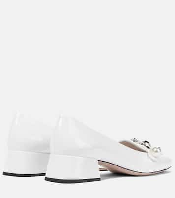 Verzierte Pumps aus Lackleder | Miu Miu