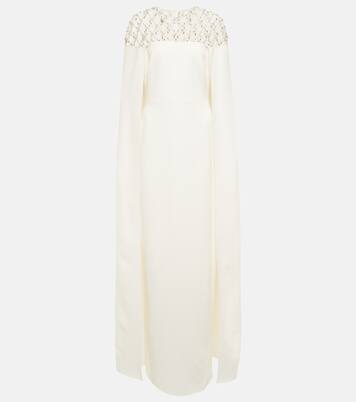 Robe longue de mariée en crêpe | Safiyaa