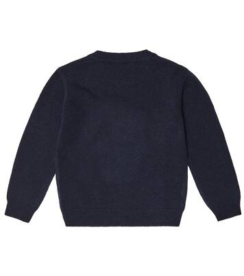 Intarsia embroidered wool sweater | Il Gufo