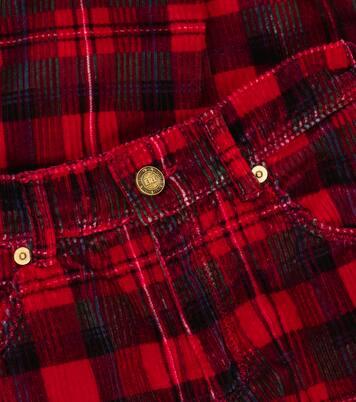 Plaid cotton pants | ERL Kids