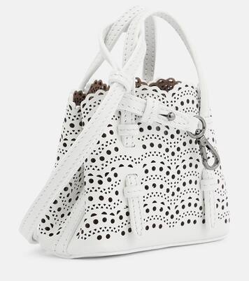 Mina Mini leather crossbody bag | Alaïa