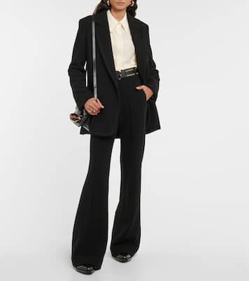 Pantalon évasé en laine vierge | Chloé