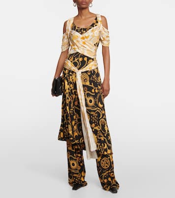 Robe midi imprimée | Marine Serre