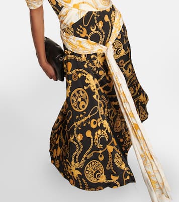 Robe midi imprimée | Marine Serre