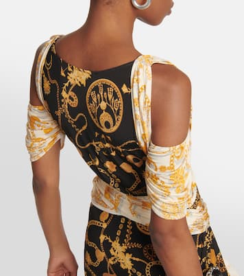 Robe midi imprimée | Marine Serre