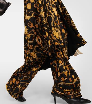 Robe midi imprimée | Marine Serre