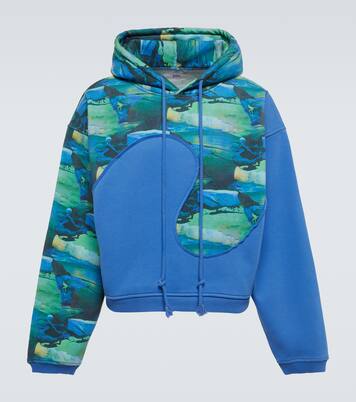 Printed cotton-blend hoodie | ERL