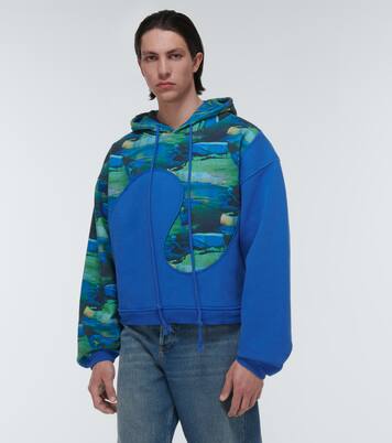 Printed cotton-blend hoodie | ERL