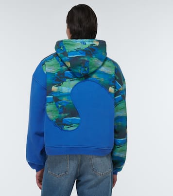 Printed cotton-blend hoodie | ERL