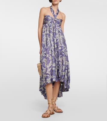 Robe midi Devi en soie | Zimmermann
