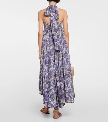 Robe midi Devi en soie | Zimmermann
