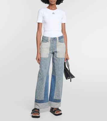 Pantoletten aus Leder | Marine Serre