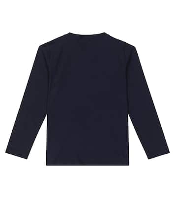 Printed cotton jersey T-shirt | Il Gufo