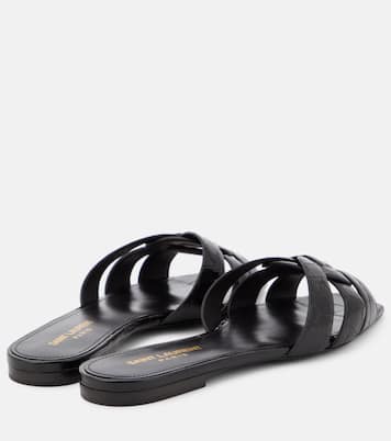 Tribute Nu Pieds 05 leather slides | Saint Laurent