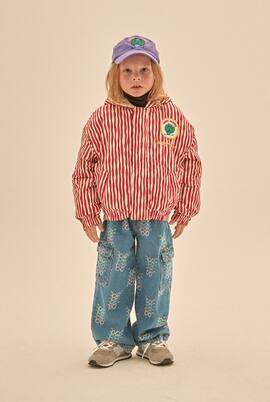 Wave striped jacket | Jellymallow