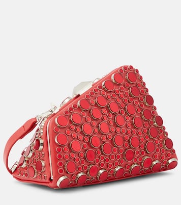 Midnight Mini embellished leather clutch | The Attico