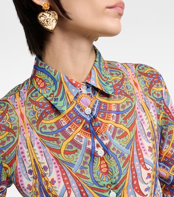 Printed cotton shirt | Etro