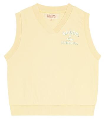 x Babar棉质毛衣背心 | The Animals Observatory