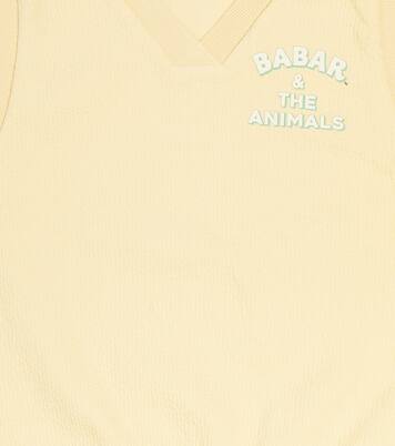 x Babar棉质毛衣背心 | The Animals Observatory