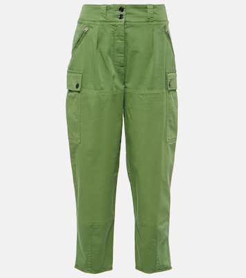 Low-rise cotton twill cargo pants | Tom Ford