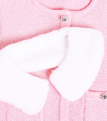 Verzierter Cardigan mit Faux Fur | Self-Portrait Kids