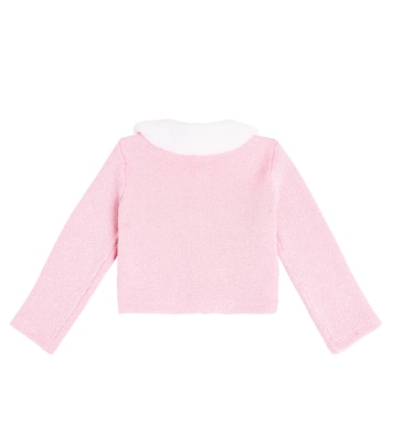 Verzierter Cardigan mit Faux Fur | Self-Portrait Kids