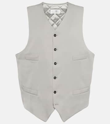 Oversized wool-blend vest | MM6 Maison Margiela