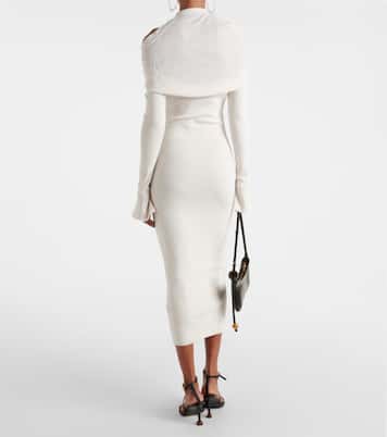 Robe midi Doble en laine mélangée | Jacquemus