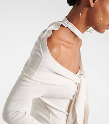 Robe midi Doble en laine mélangée | Jacquemus