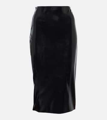 Latex pencil skirt | Alaïa