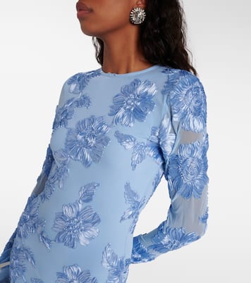 Robe de mariée en résille à fleurs | Rotate