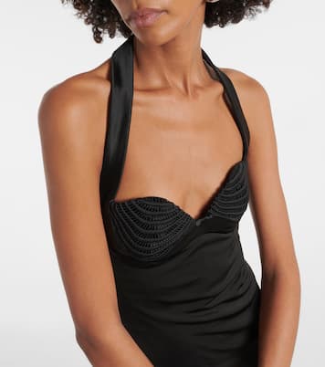 Abito lungo Shifter con corsetto | Galvan