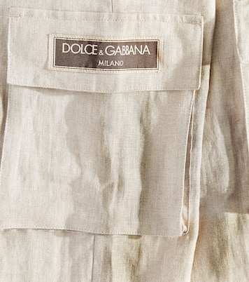 Cargohose aus Leinen | Dolce&Gabbana Kids