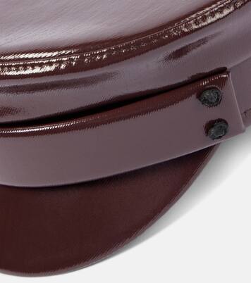 Faux leather newsboy cap | Ruslan Baginskiy