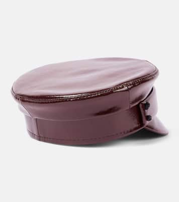 Faux leather newsboy cap | Ruslan Baginskiy