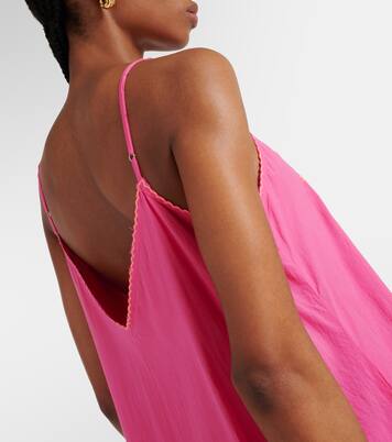 Colorblocked cotton maxi dress | Juliet Dunn