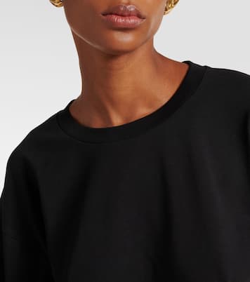 Ruched cotton jersey sweatshirt | Dries Van Noten