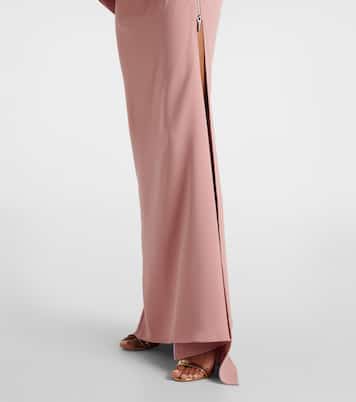 Robe longue Fateful à volants | Maticevski