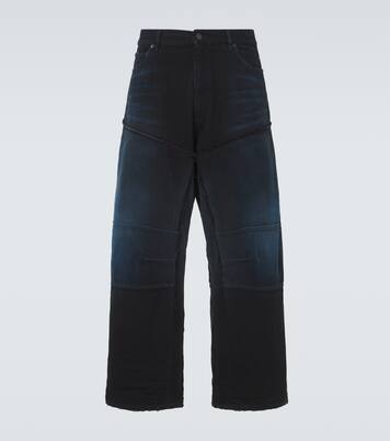 Double Knee wide-leg jeans | Balenciaga