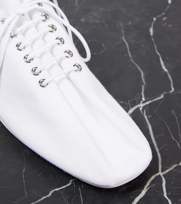 Ballerine stringate in canvas | Toteme