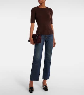 Jeans regular Abigail a vita alta | Khaite