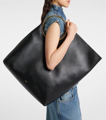 Ring XL leather tote bag | Alaïa