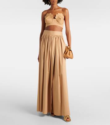 Cropped-Top Coquillage aus Baumwolle | Adriana Degreas