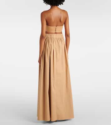 Cropped-Top Coquillage aus Baumwolle | Adriana Degreas