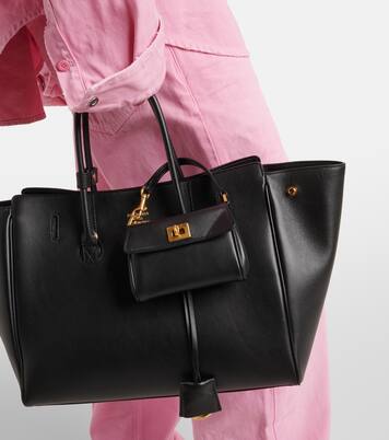 Rodeo Nano leather tote bag | Balenciaga