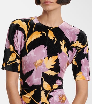 Abito lungo Angelica con stampa floreale | La DoubleJ