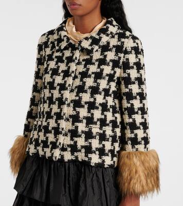 Jacke Marco Pied De Poule aus Tweed | Valentino