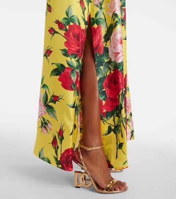 Floral silk shirt dress | Dolce&Gabbana